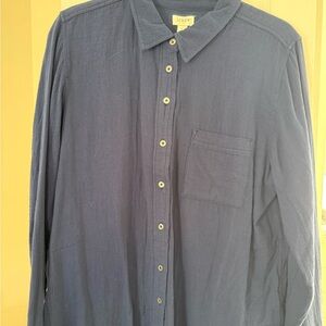 J. Crew Women’s Navy Shirt